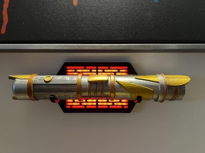 Lightsaber Wall Mount LED Display Savis Workshop