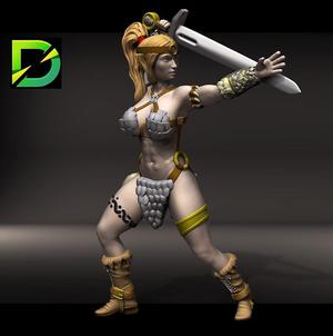 Amazon Army of Fate- Heroine Barbarian