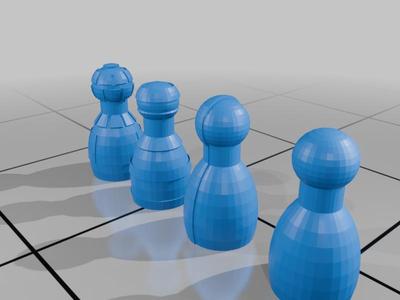 Peões de jogo acessíveis