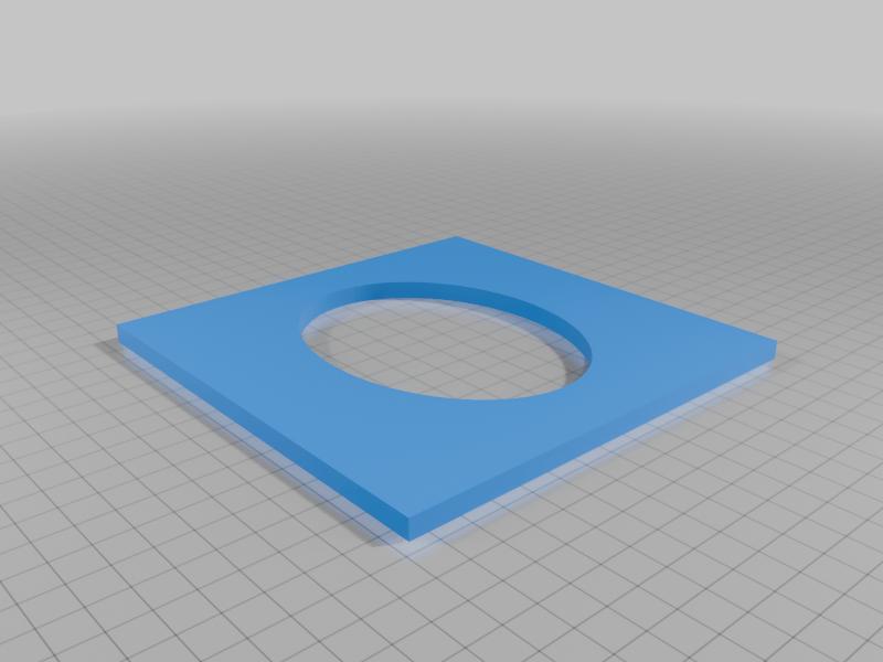 3x4 Oval Router Template