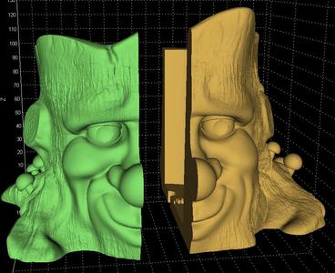 Cartoon-Style Tree Face Planter REMIX