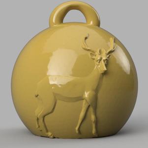christmas ball deer 2