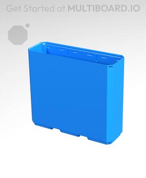 3x1x2.5 - Simple Walls - Universal Click-In Multibin Shell Extension