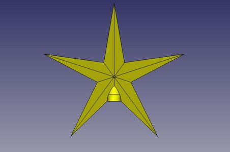 Christmas tree star