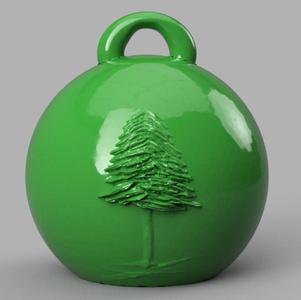 Christmas ball tree