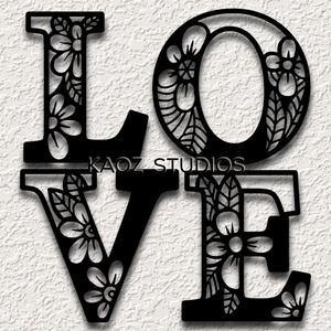 love wall art boho wall decor flowers decoration