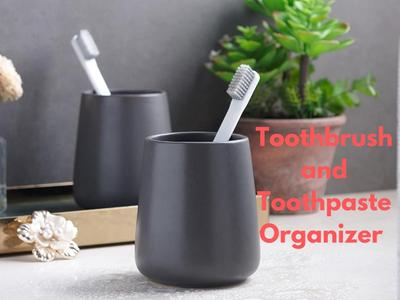 Toothbrush and Toothpaste Holder Organizer