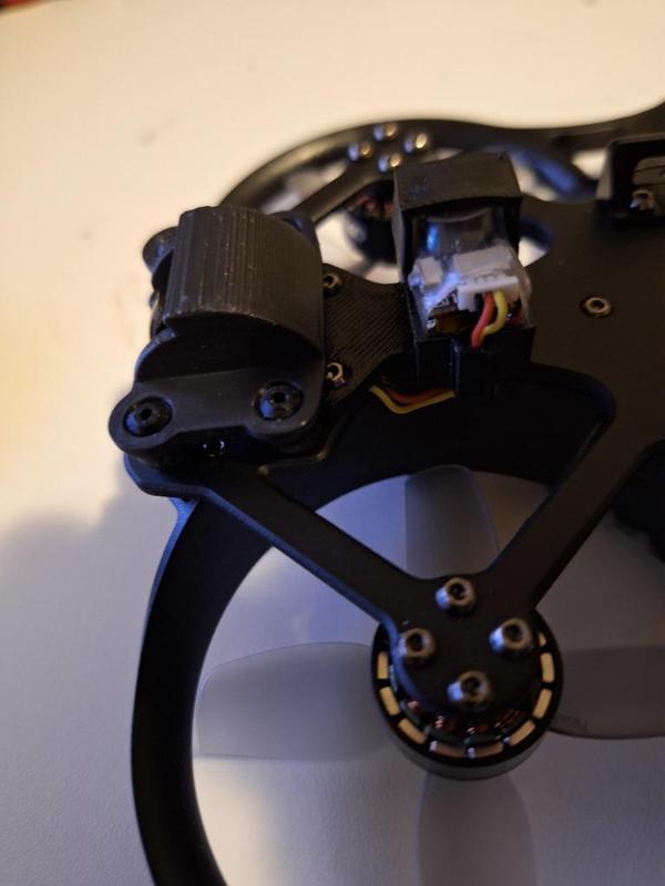 Camera holder for the Geprc Cinebot25 with 14mm Walksnail Nano V3 Camera