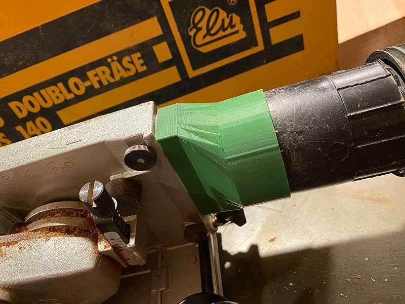 Biscuit Jointer Dust Adapter