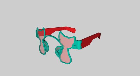 Sunglasses EyeGlasses Cat design 2
