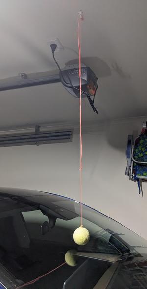 Garage Roof Tennis Ball Holder