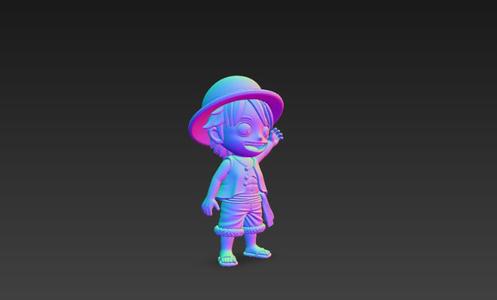 Chubbi Figure Luffy – One Piece