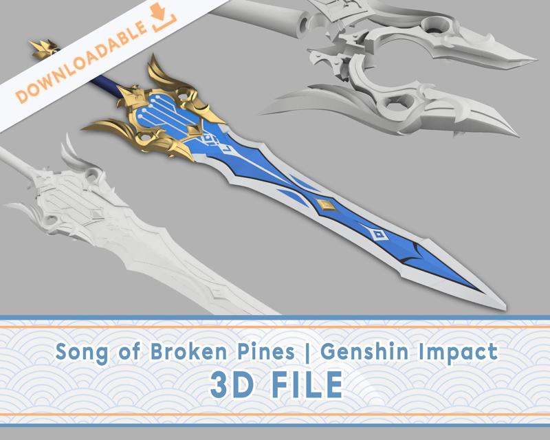 Genshin Impact Song of Broken Pines | 3D Model file