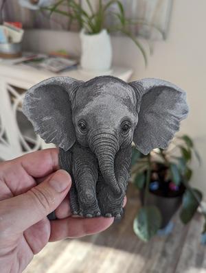 HueForge Elephant