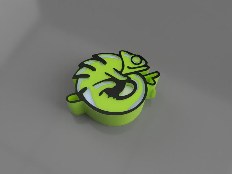 Chameleon skotch dispencer