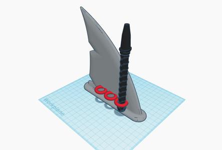 Shark Fin Magnetic Pencil Holder