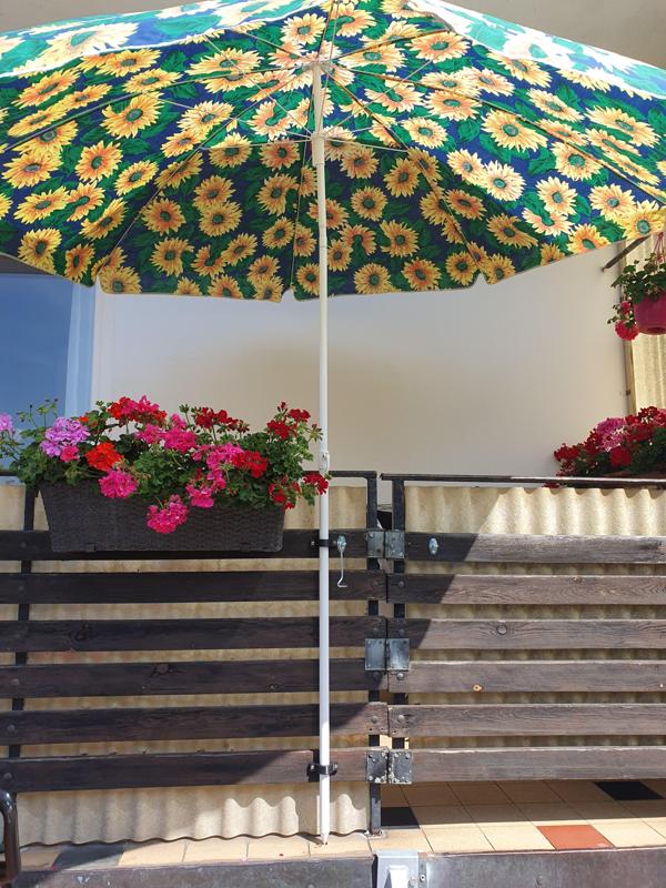 sun shade / umbrella holder to clamp