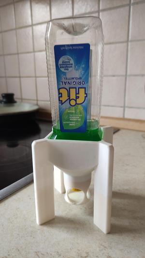 Washing-up liquid bottle holder