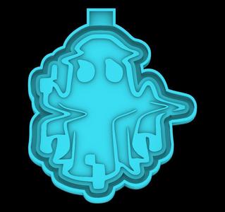Glitch Ghost - freshie mold - STL for silicone mold