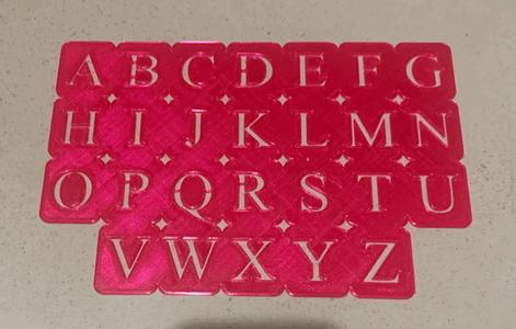 Stencil Font Times Easy