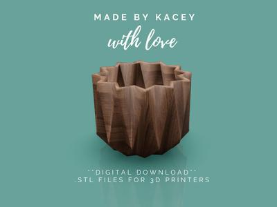 Pot Planter Design for a Succulents, Bonsais, and Various Plants - Instant Download - Misc 2