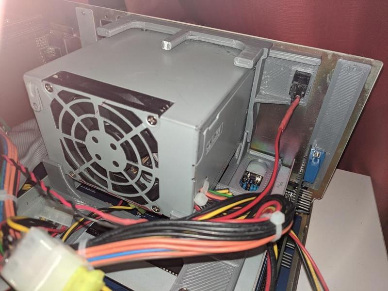 Amiga 2000 Micro ATX PSU Frame