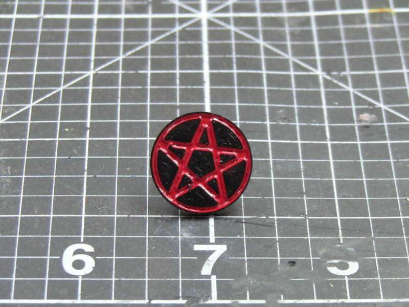 Pentagram enamel pin