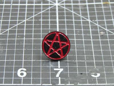 Pentagram enamel pin
