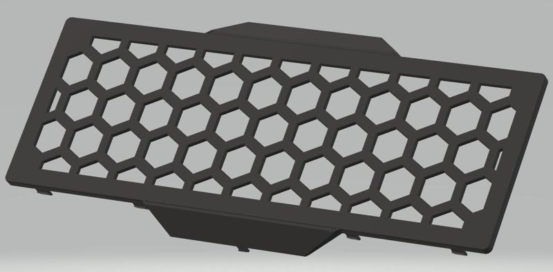 PC Case custom honeycomb front panel