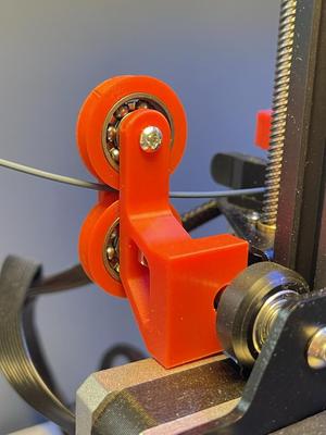 Dual Roller Filament Guide - Ender 3