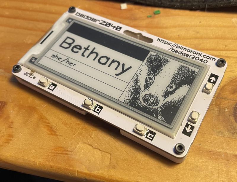 Badger Cover for Pimoroni Badger 2040