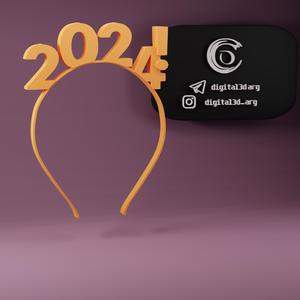 Headband NEW YEAR 2024! // vincha AÑO NUEVO 2024! 04