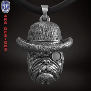 Bulldog Gentlemen version 1 Pendant jewelry