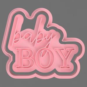 BABY BOY CUTTERS FOR COOKIES AND FONDANT