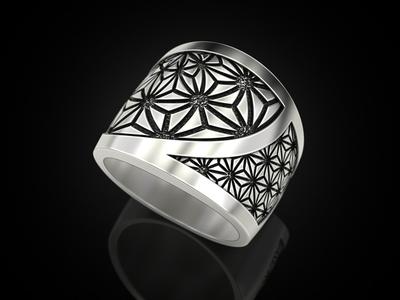 Geometric paterns Ring