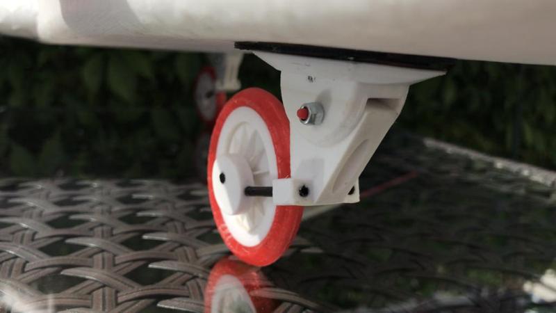 Fahrwerk - 2   mit Feder