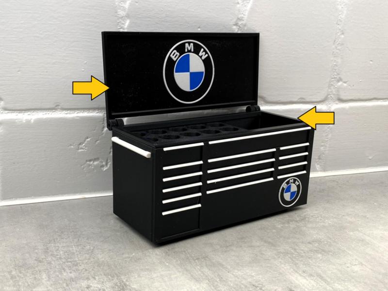 Lid for BMW Inspired Fan art Desk Work Toolbox Pen