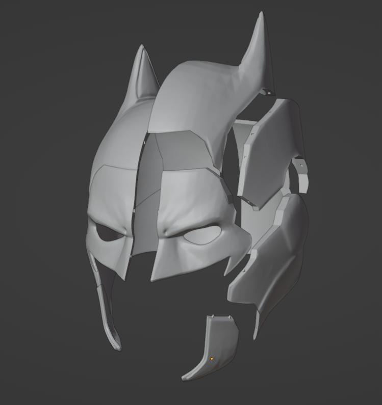 Batman Cowl Remix - Smaller Printers