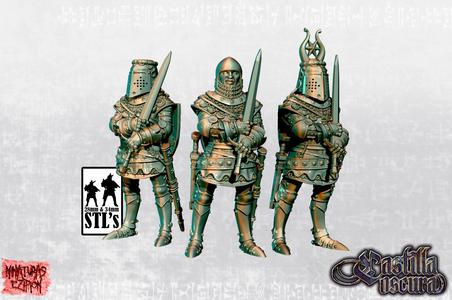 "German Knight on foot" -  Multi Head