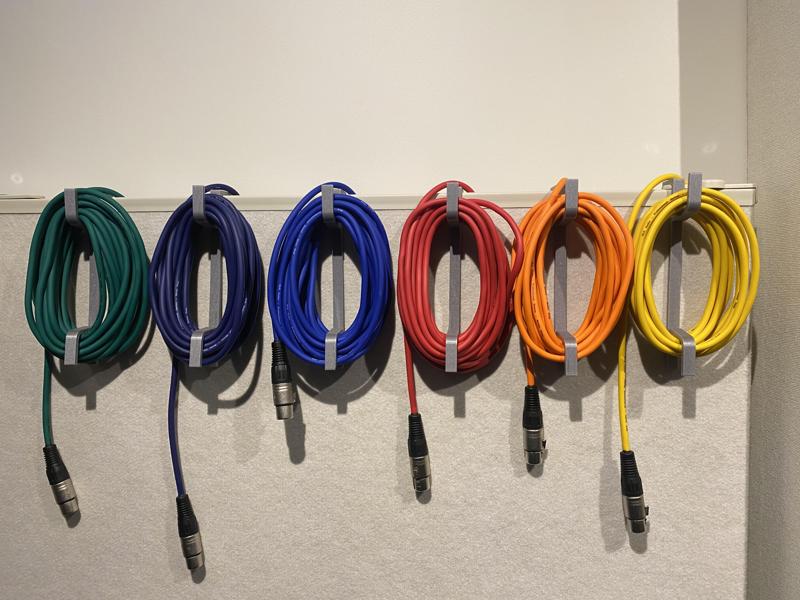 Parametric cable wrap with hanger