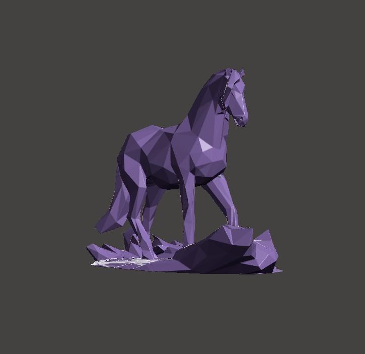 Maned Horse - Bust