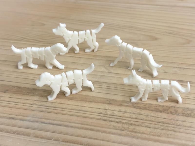 Flexi Articulated Dog Collection (Print in place)