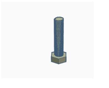 M4x25mm screw Hex
