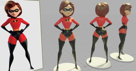 Elastic Girl "The Incredibles"