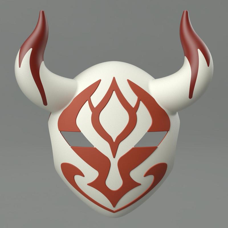 Genshin Impact Hilichurl materials Ominous mask. Video game, props, cosplay