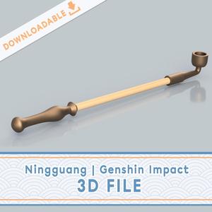Ningguang pipe | Genshin Impact 3D file
