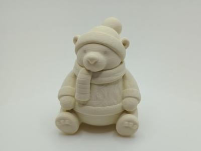 Winter - Bear Teddy with Hat – Cuddly Decoration