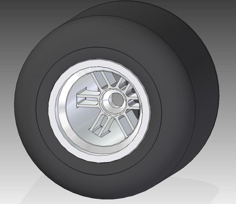 F1 tire key chain
