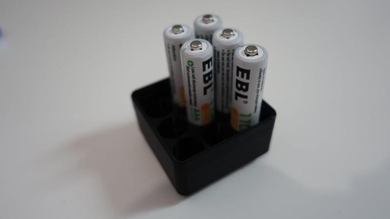 Gridfinity 9x AAA Battery Holder