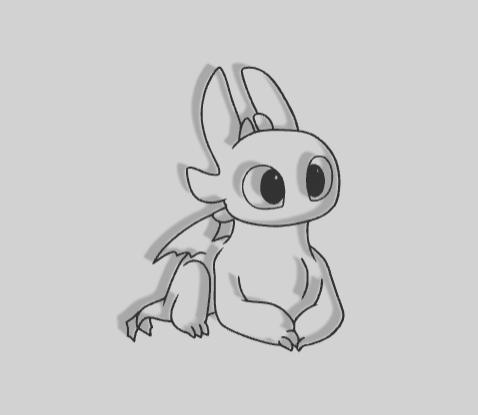 Tender Toothless - 2D ART